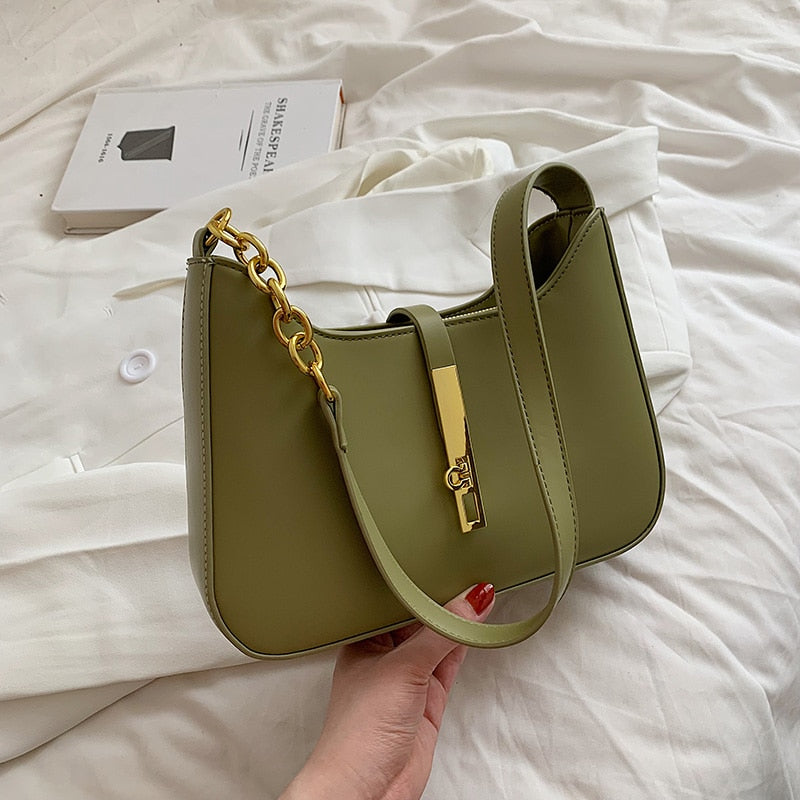 Top Quality Luxury Brand Purses and Handbags Designer Leather Shoulder Crossbody Bags for Women Dual Straps Underarm Sac A Main