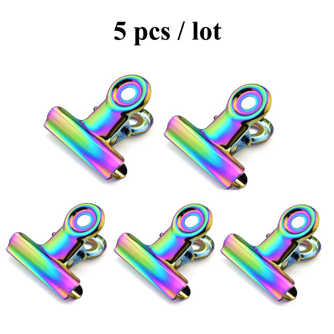 Golden Rainbow Acrylic Stainless Steel Nail Shaping Tweezers for UV Gel Tips