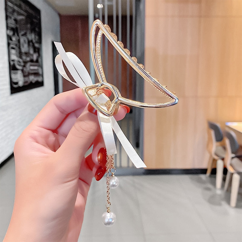 Women Geometric Hair Claw Girls Clamps Fashion Metal Hair Crab Cross Hair Clips Headband Hairpin Fashion Hair Accessories