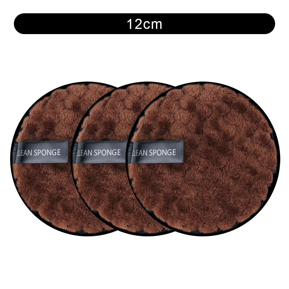 3Pcs Reusable Makeup Remover Pads Cotton Cosmetic remover cotton puff soft