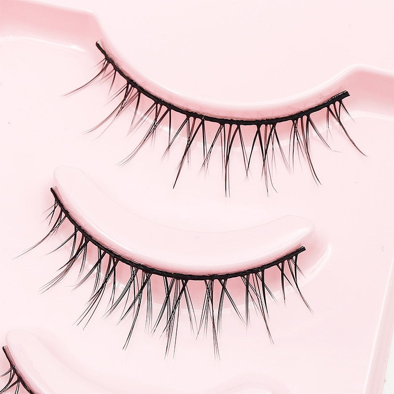 Natural 5 Pairs Professional Makeup Lashes Wispy False Eyelashes Korean Style Free shipping Cosplay Soft New Manga Beauty