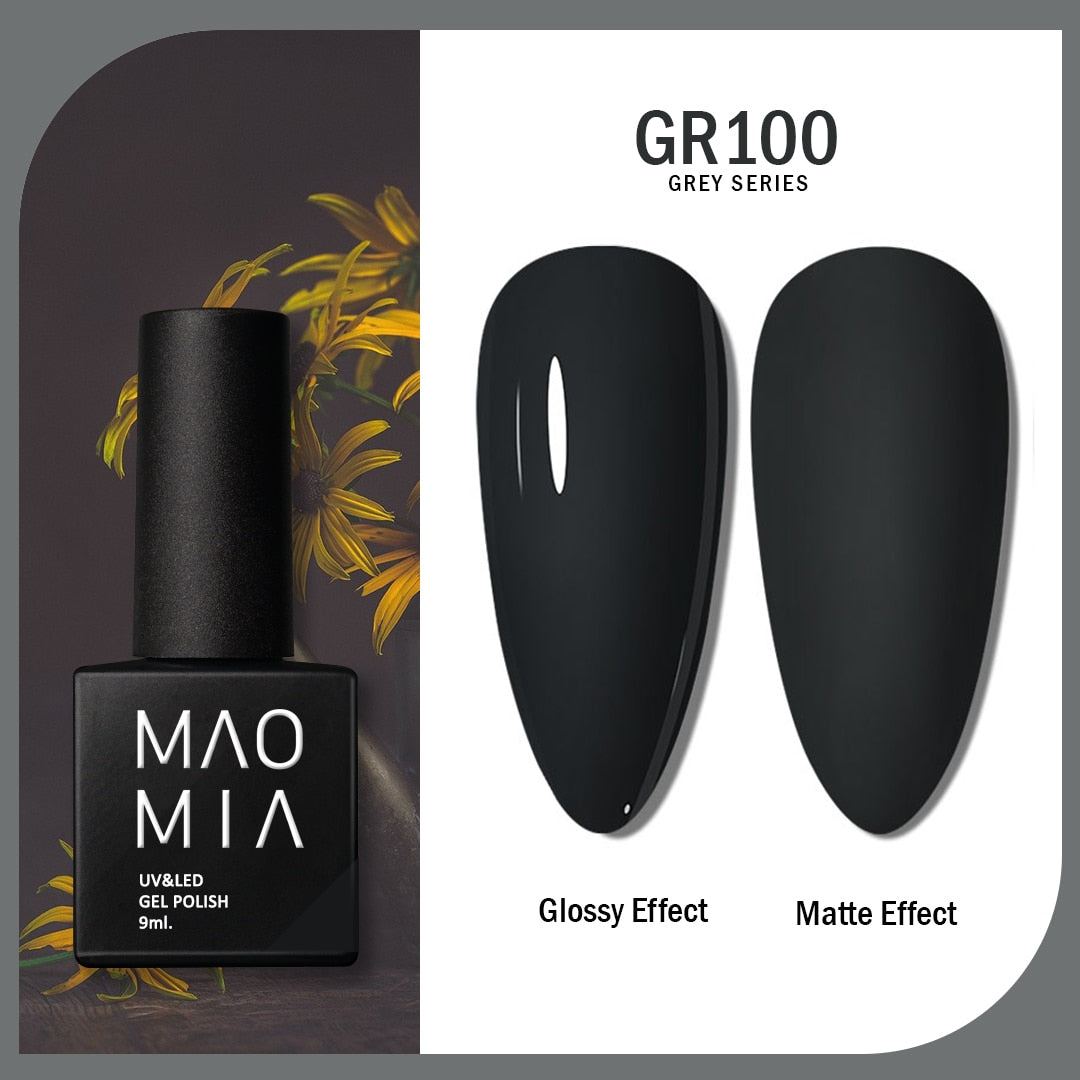 Gel Varnish For Nails Polish 10ml Soak Off UV LED Nails Semi Permanent DIY Nail Art Gels Nails Accessories Gray Color Series.