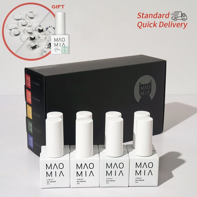 Professional nail paint for semi permanant manicure gel nail color