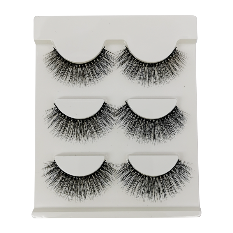 3/5/10 Pairs Half Eye Lashes 3D Cat Eye Mink Natural