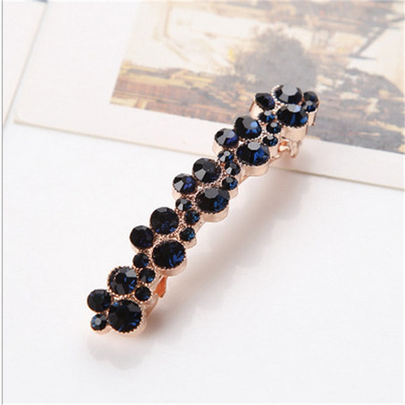 New Korean Elegant Hairpins Hairgrips Crystal Hair Clips For Women Girls Hair Accessories