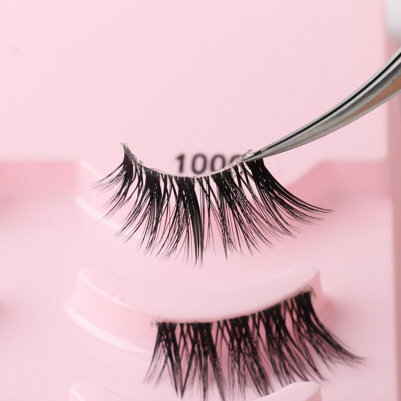 3/5/10 Pairs Half Eye Lashes 3D Cat Eye Mink Natural