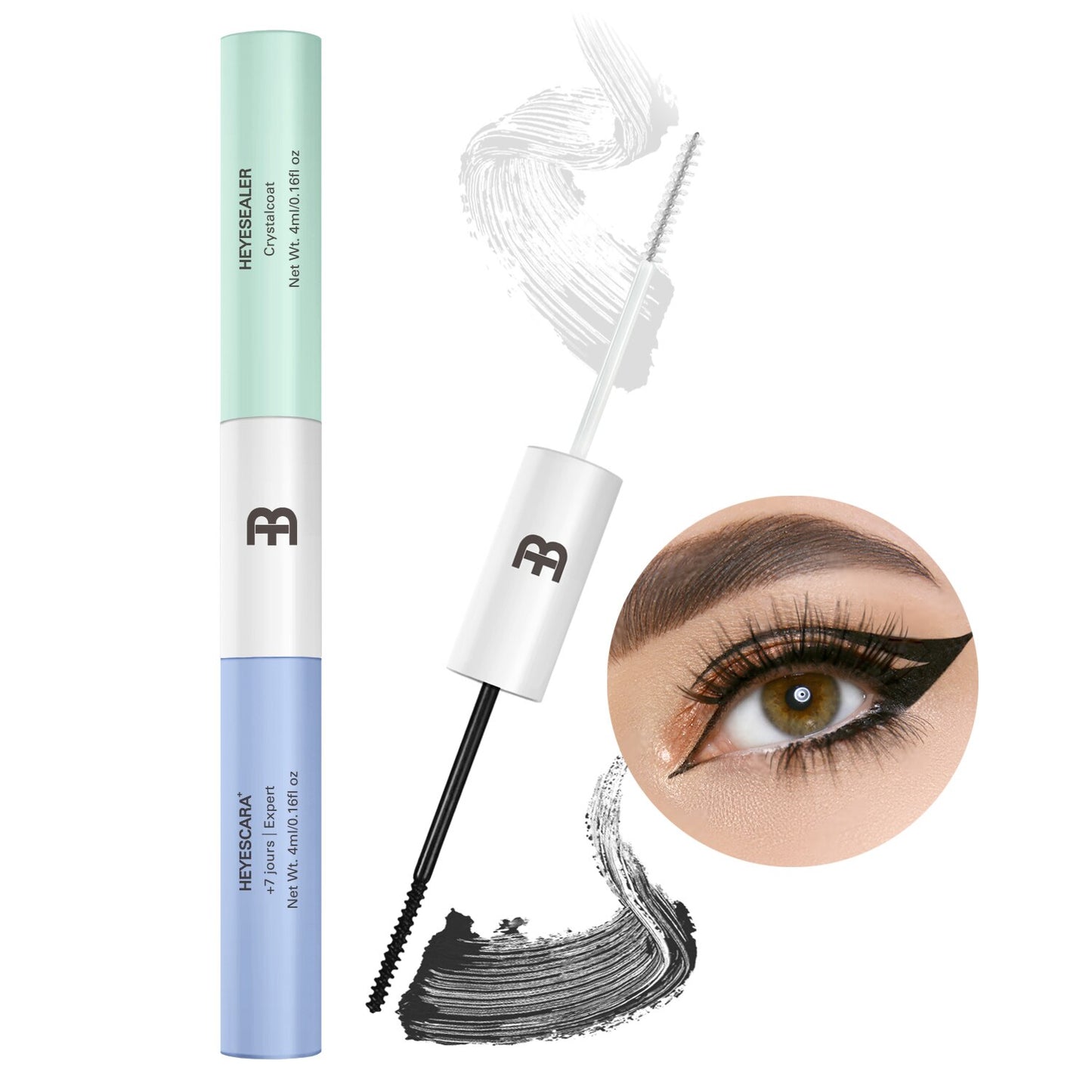 ETVITE Eyelash Glue Lash Bond and Seal Waterproof Eye Lash Cluster Glue Free Latex Adhesive Makeup Remover