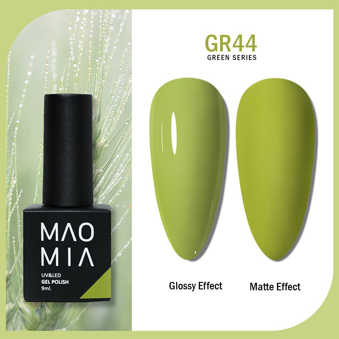 Gel Nail Polish Green Color Series Nail Polish Paint Manicure Gel Semi Permanent Painting Art Nails Accesories
