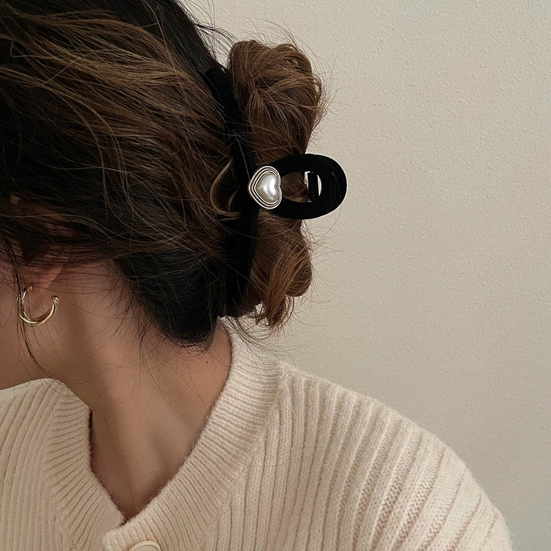 Fashion Gold Color Hollow Geometric Hair Clips Metal Hair Claw Cross Hairclip Headband Hairpin Hair Crab Women Hair Accessories