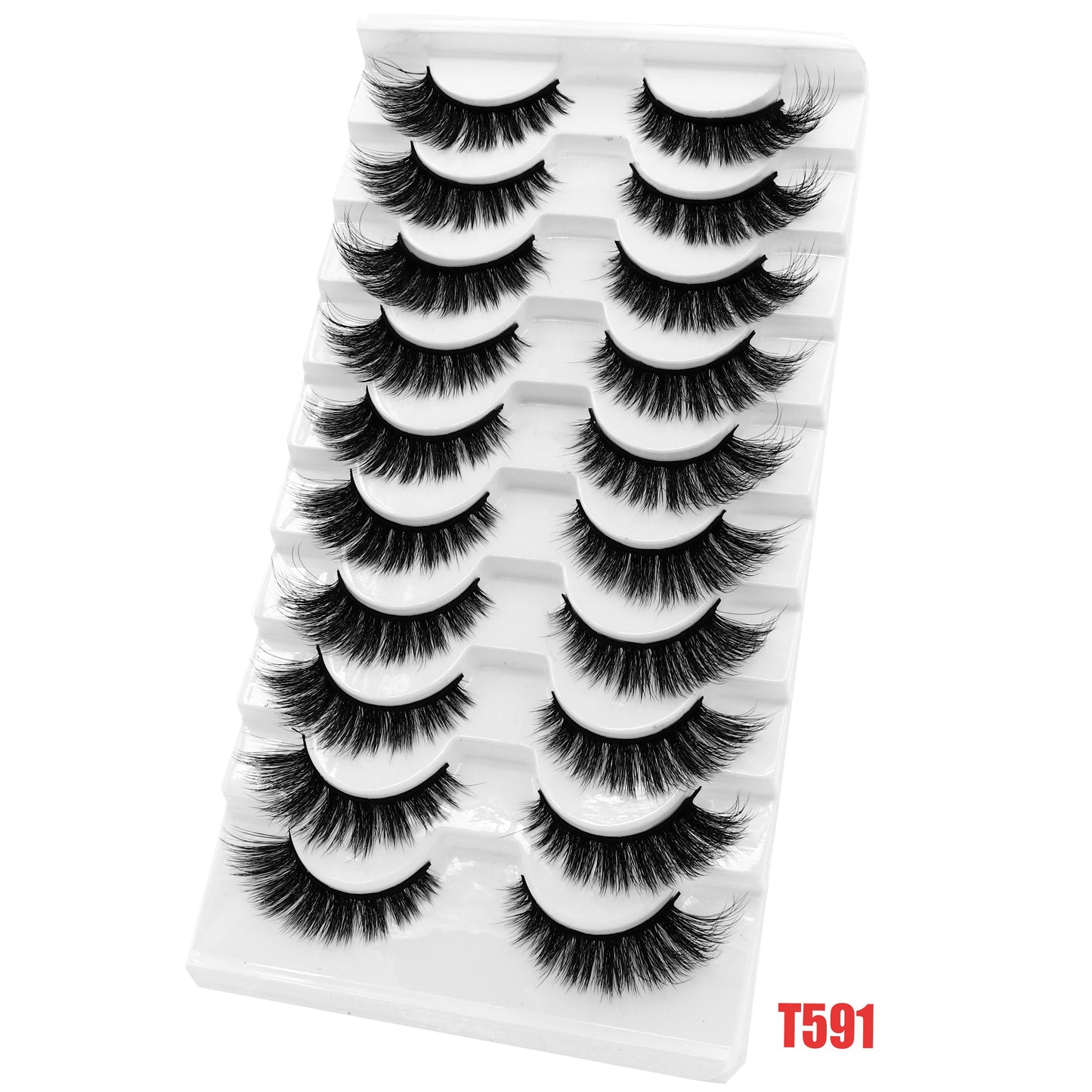 10/5 Pairs Natural Cat Eye Lashes