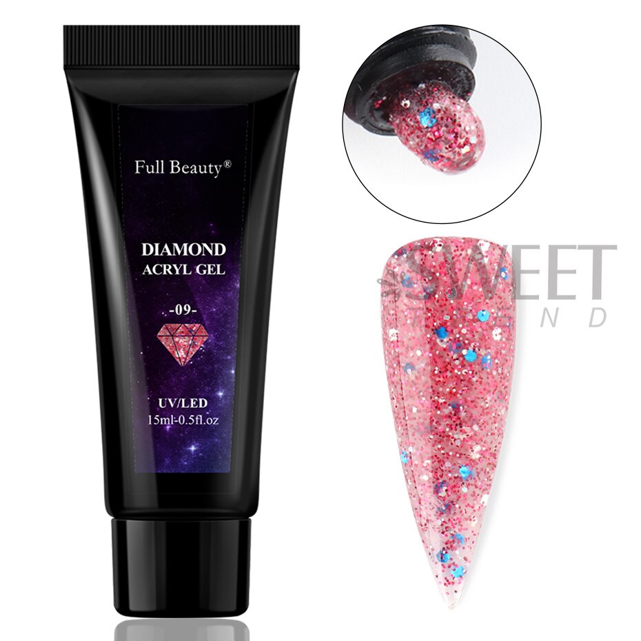 15ml Luminous Glow Nails Acrylic Extension Gel