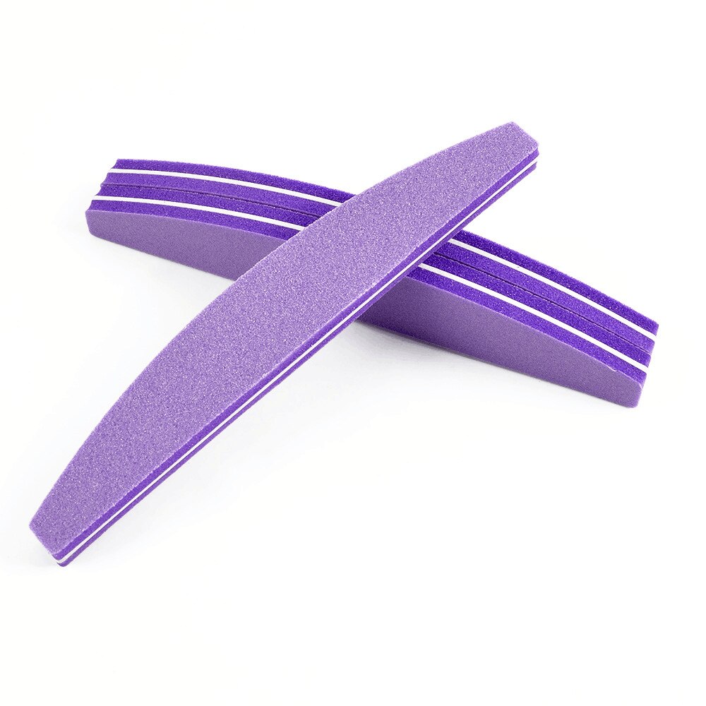 5pcs of Manicure Care Tools Nail File Buffer Sponge