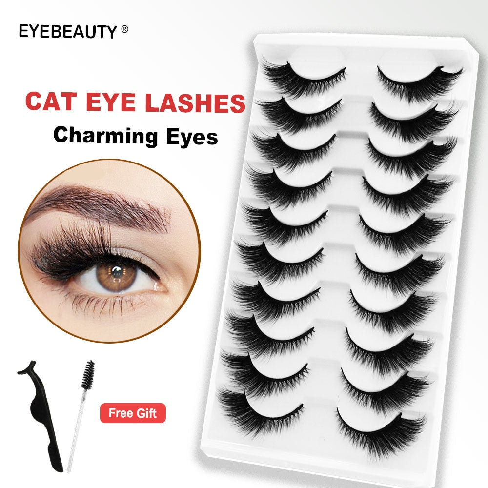 10/5 Pairs Natural Cat Eye Lashes