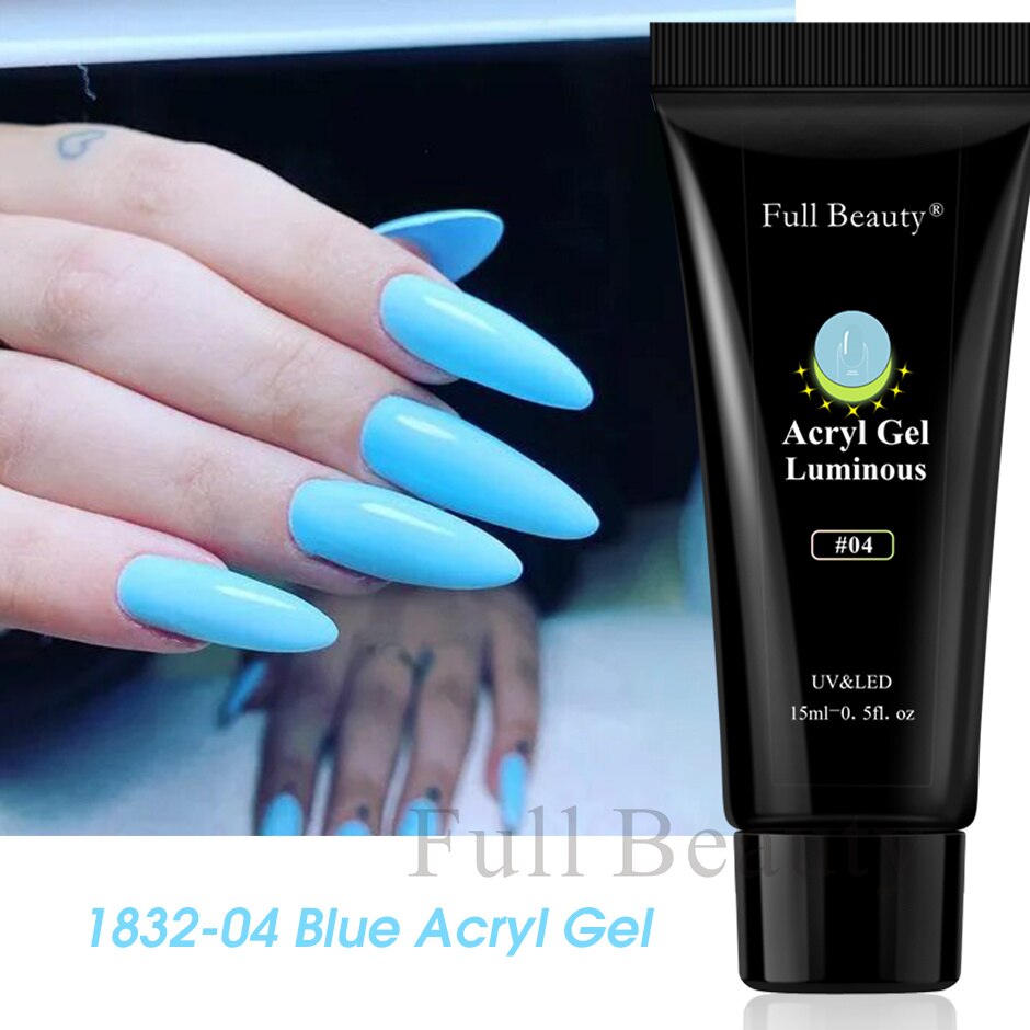 15ml Luminous Glow Nails Acrylic Extension Gel