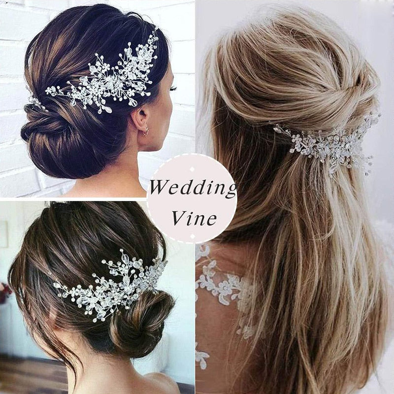 Crystal Hair Combs Headbands Accessories