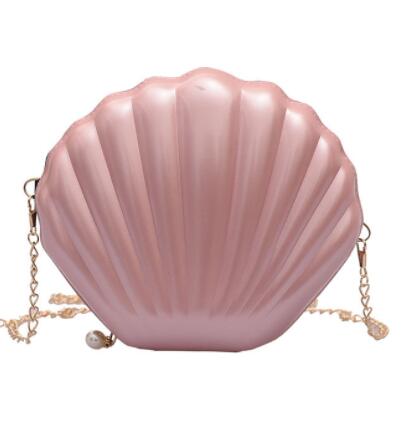 NEW Women Shoulder Handbags Shell Bag Chain Cute Sequins Small Bag Phone Money Pouch Zipper Crossbody Bags for Women Bolsa