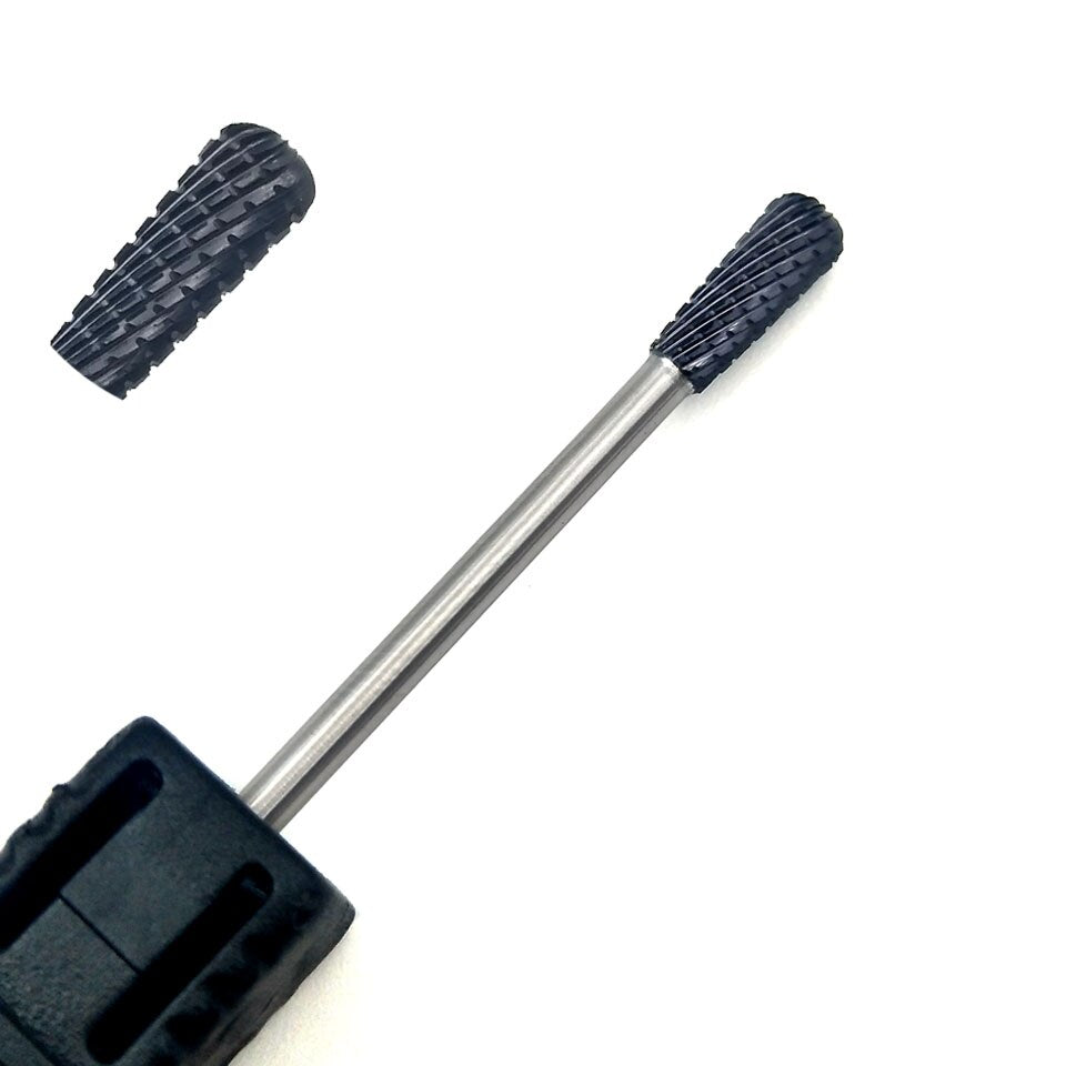 Black Coated manicure nail tools for easy manicure