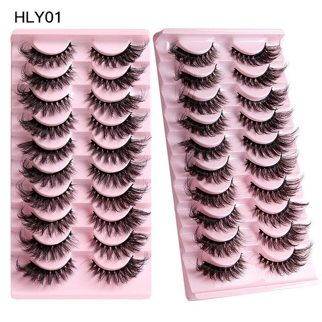 10/5 Pairs Natural Cat Eye Lashes