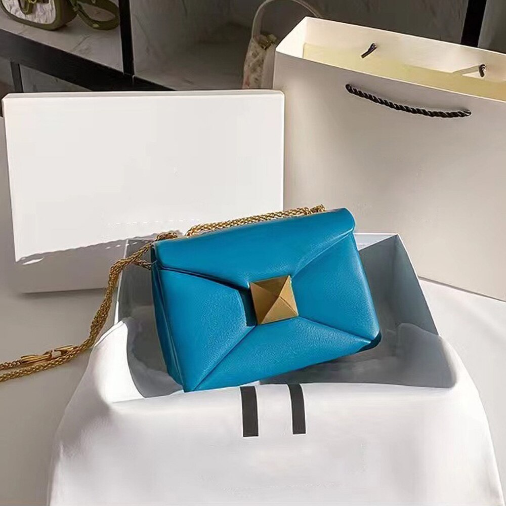 Fashion Casual Style Designer Brand Leather Women Bag Lady Flap Handbag Chain Crossbody Bags