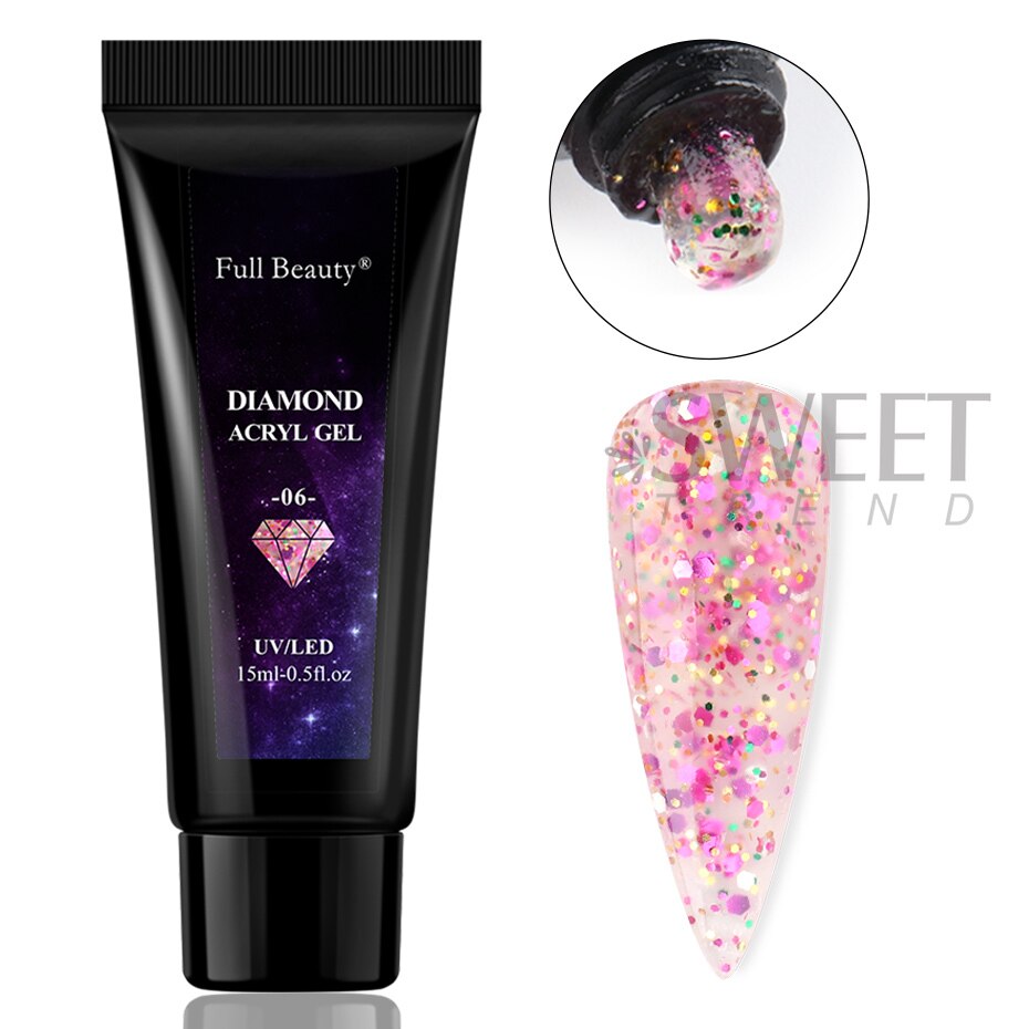 15ml Luminous Glow Nails Acrylic Extension Gel