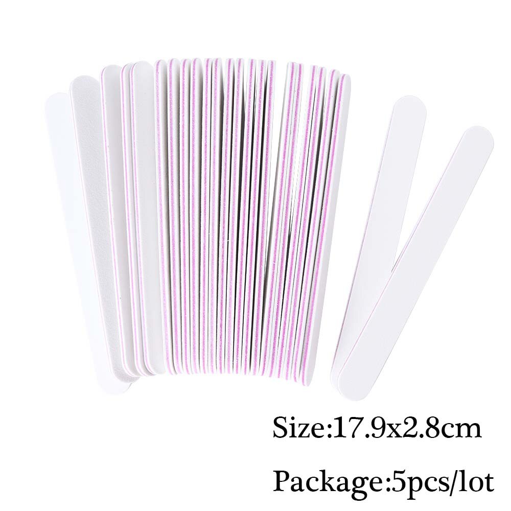 Mini Double Sided Nail File Set Sanding Buffer Block 180/240 Grit Gel Polish Manicure Tool Kit SA858