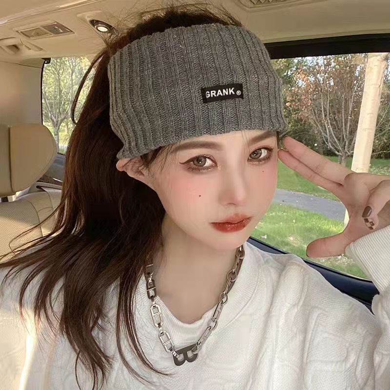 Woolen Cross Top Knot Elastic Hair Bands For Women Soft Solid Color Turban Headbands Women Girls Hair Accessories 2021