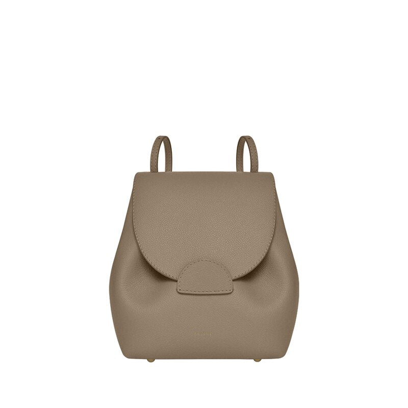 OLENEwomen's Multi-functional backpack leather advanced feeling designer backpack mini backpack