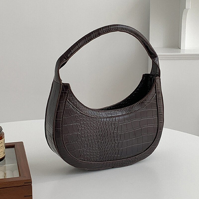 Brand Simple Design Bags For Women Nylon Zipper Casual Underarm Bag