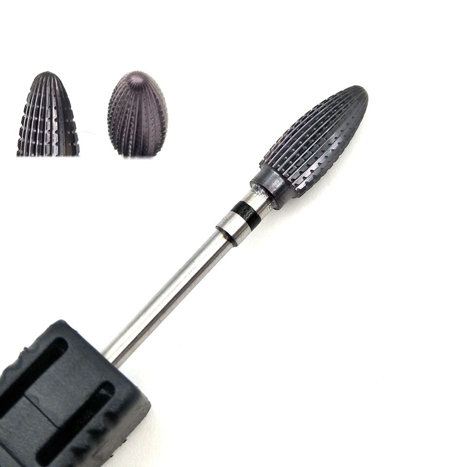 Black Coated manicure nail tools for easy manicure