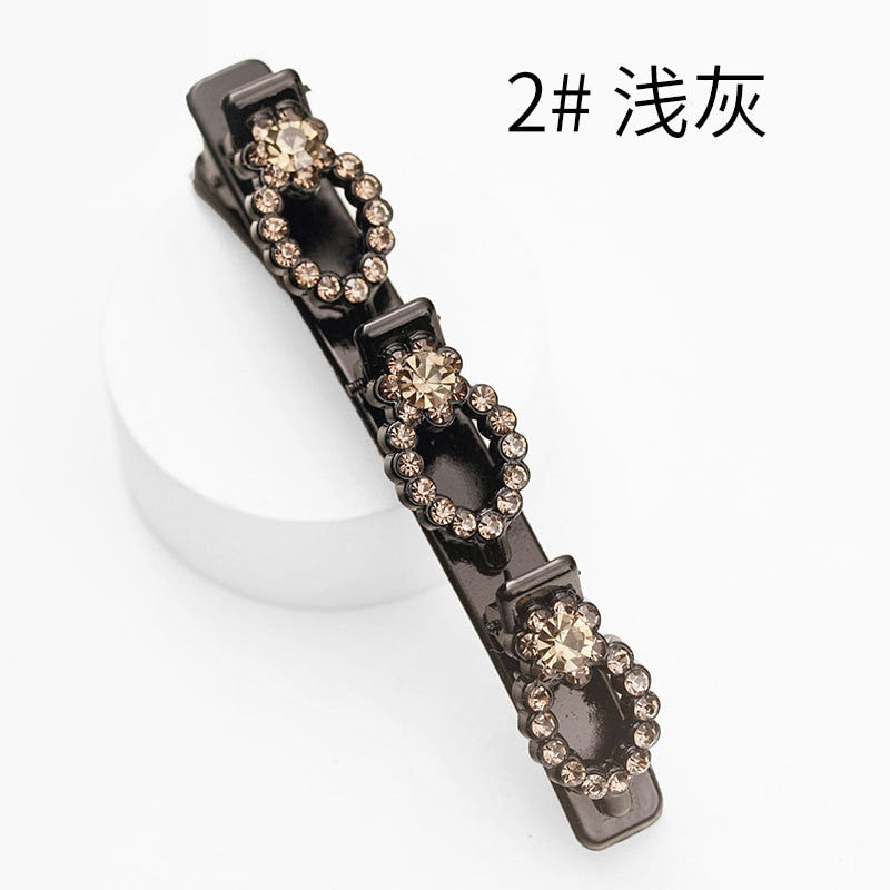 New Korean Elegant Hairpins Hairgrips Crystal Hair Clips For Women Girls Hair Accessories