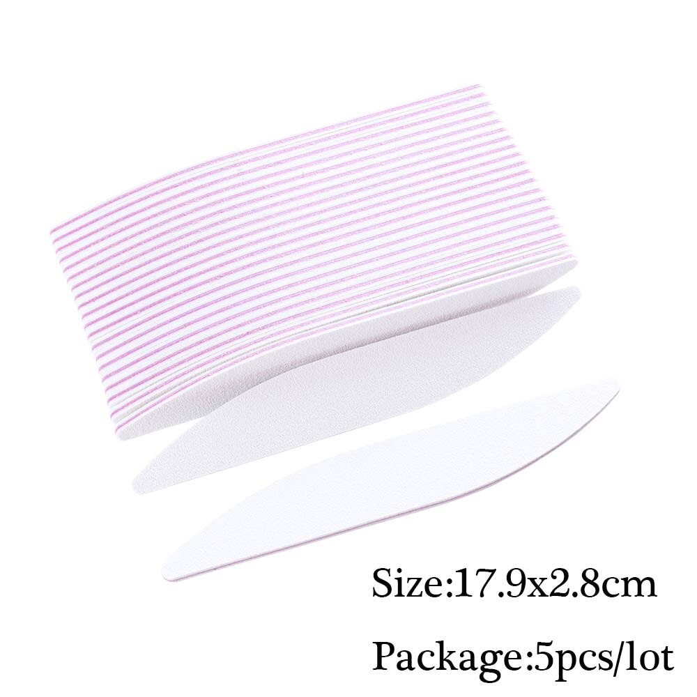 Mini Double Sided Nail File Set Sanding Buffer Block 180/240 Grit Gel Polish Manicure Tool Kit SA858