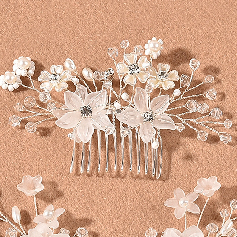 Crystal Hair Combs Headbands Accessories