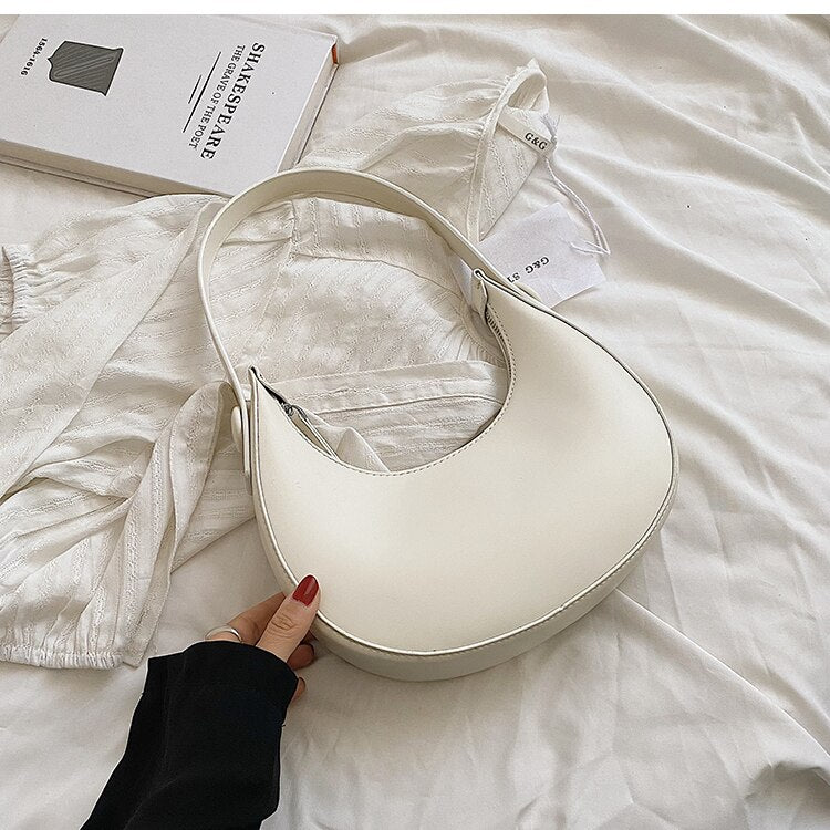 Women Bag PU Bucket Casual Solid Fashion Zipper Shoulder Bags Handbags Simple Women Bag All-match Euro-America Style