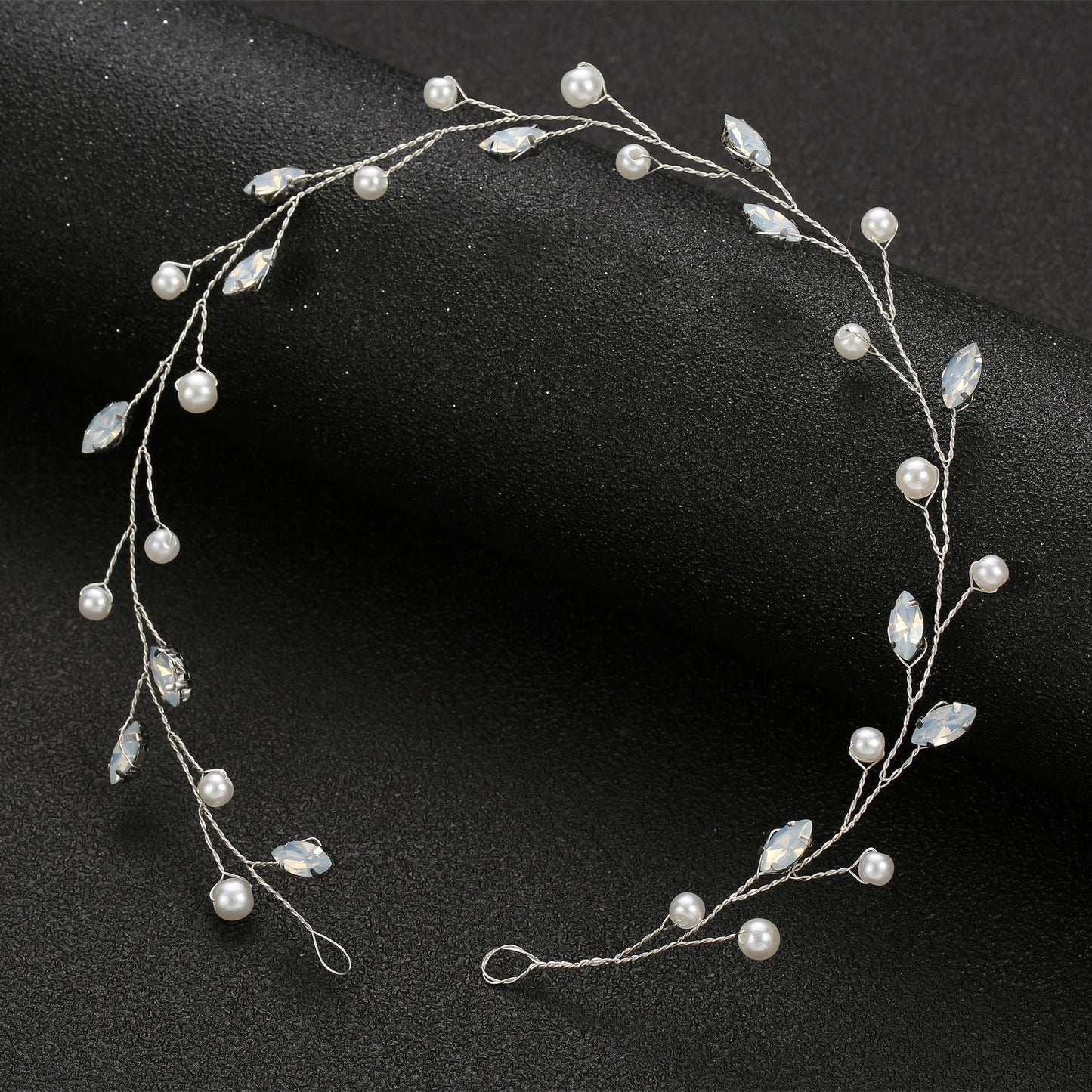 Rhinestone Wedding Hairband For Bride Crystal Headband Hair Accessories Wedding Crystal Hair Band Bridesmaid Head Jewelry