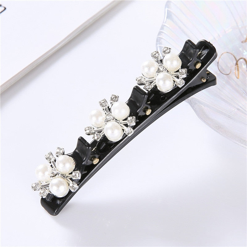 New Korean Elegant Hairpins Hairgrips Crystal Hair Clips For Women Girls Hair Accessories