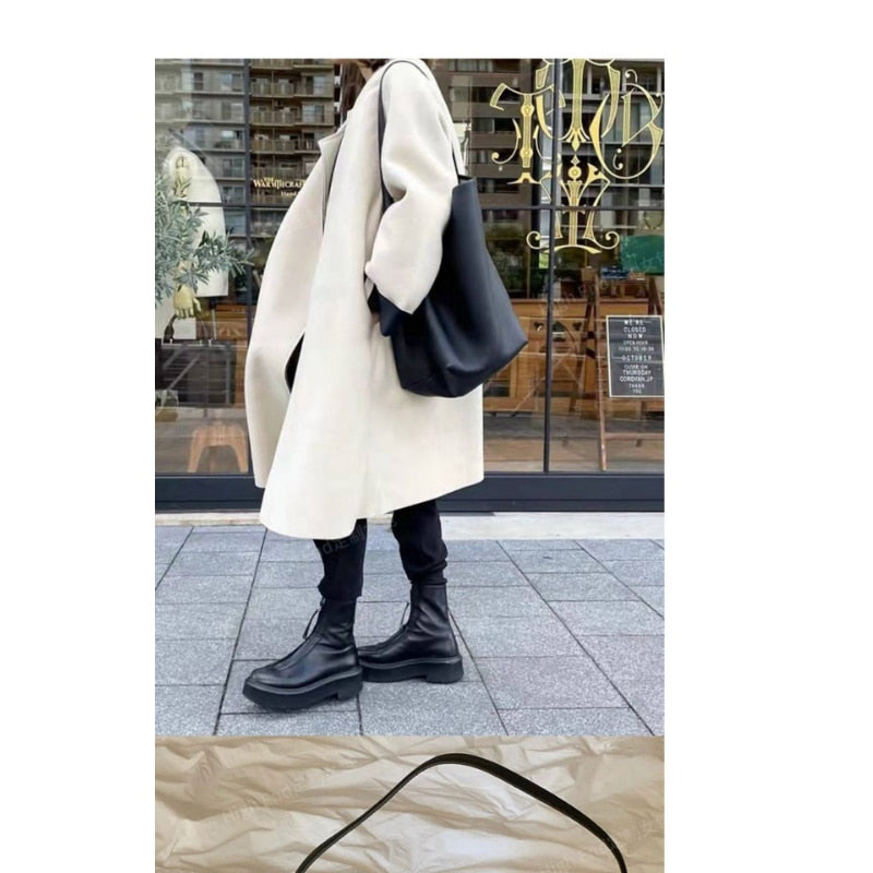 Casual Women Shoulder Bag Genuine Leather