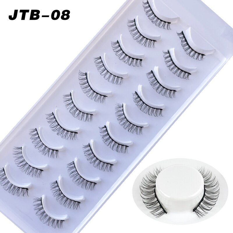 10 Pairs 3D Faux Mink Lashes Russian