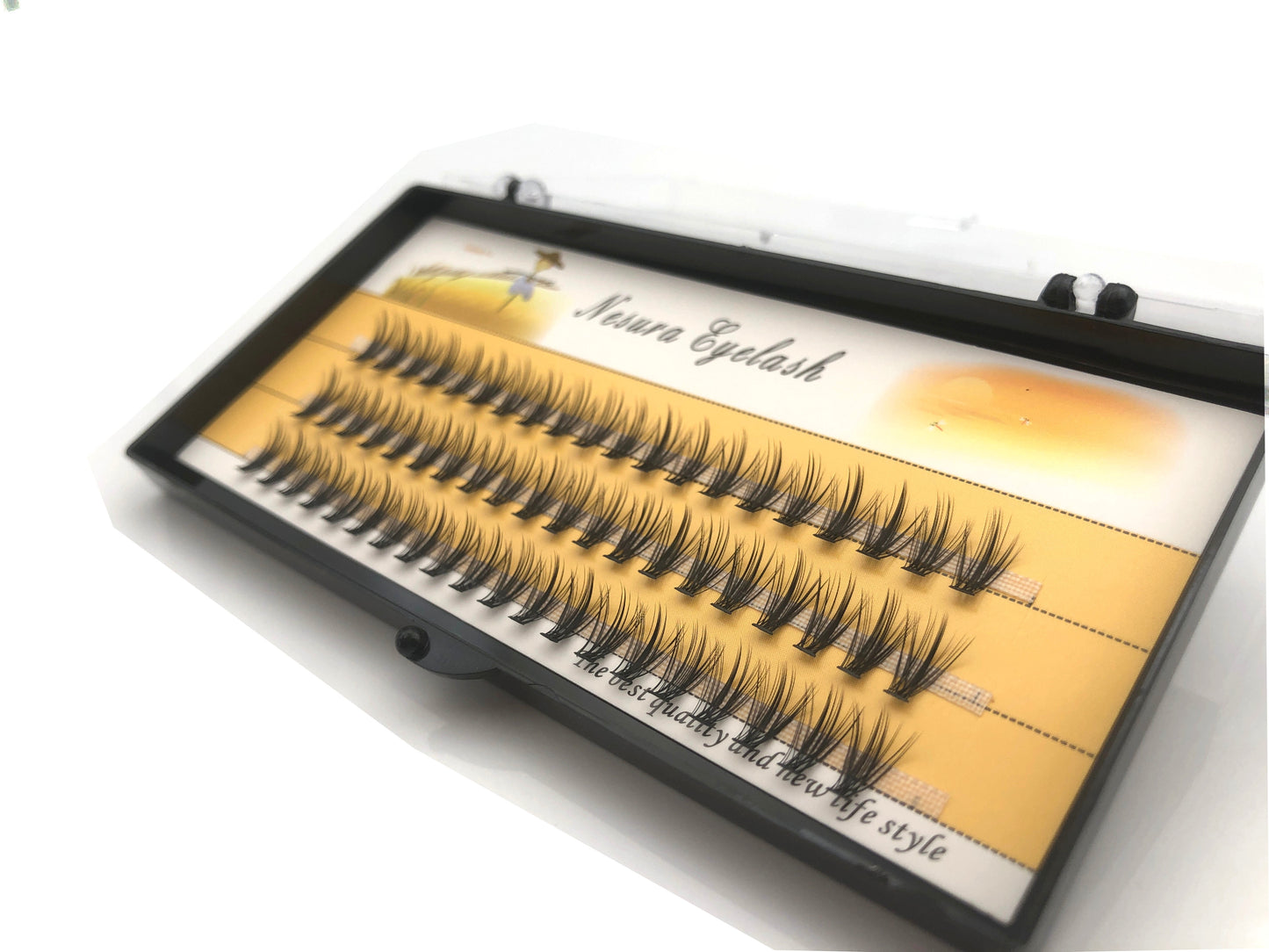 1box/60 bundles eyelashes easy to craft fake eyelashes for instantly enhancing look