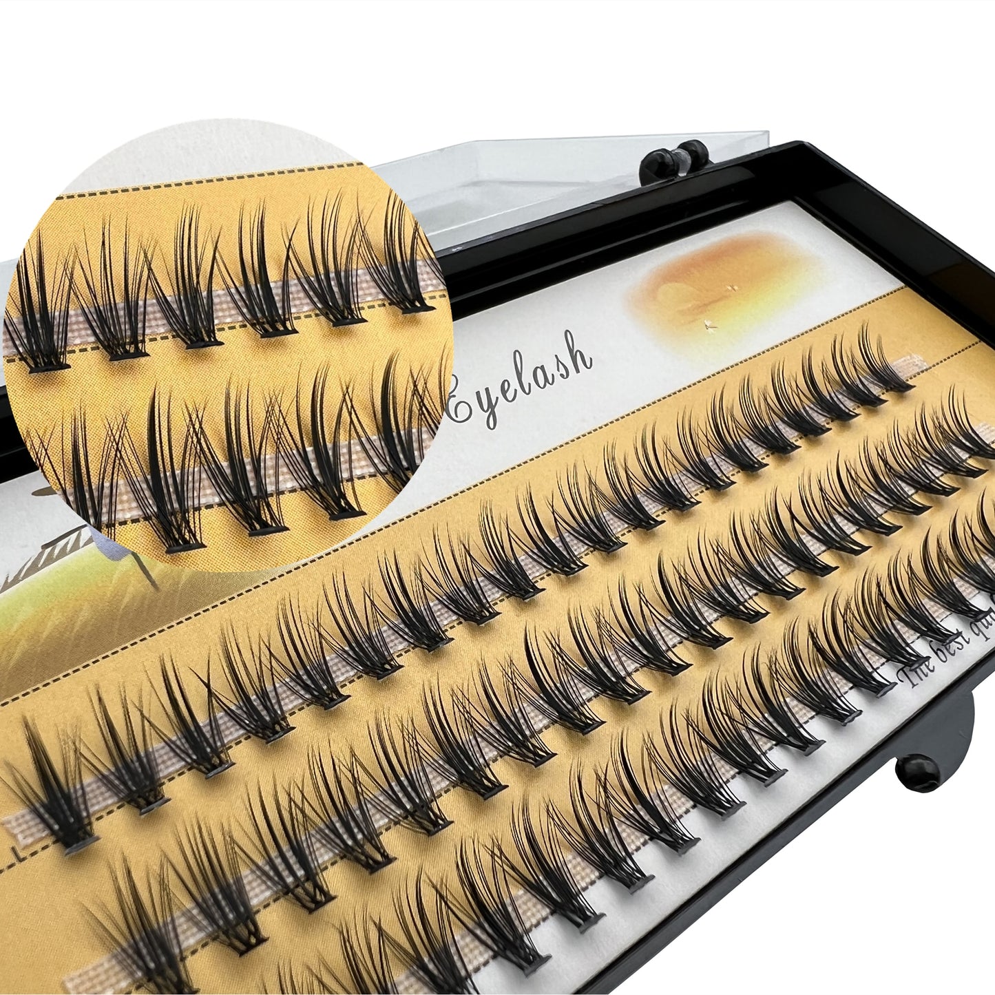 1box/60 bundles eyelashes easy to craft fake eyelashes for instantly enhancing look