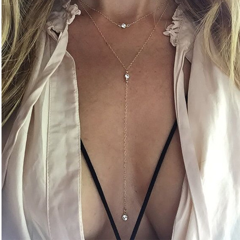 Crystal Pendant Necklace Women for dailywear