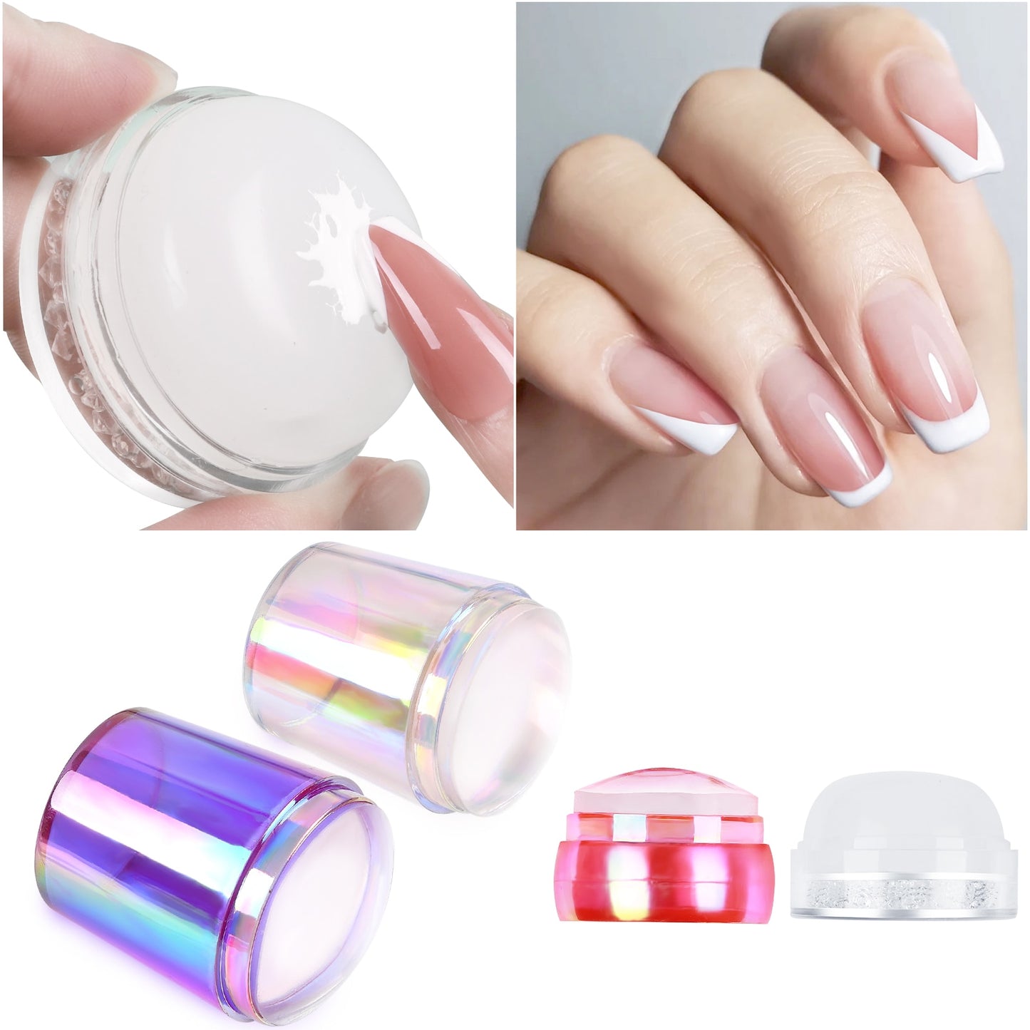 Aurora Silicone Nail Stamper Accessories for Art Decoration nail art