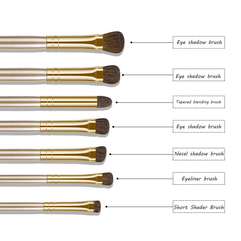 7Pcs Makeup Brushes Set with pouch