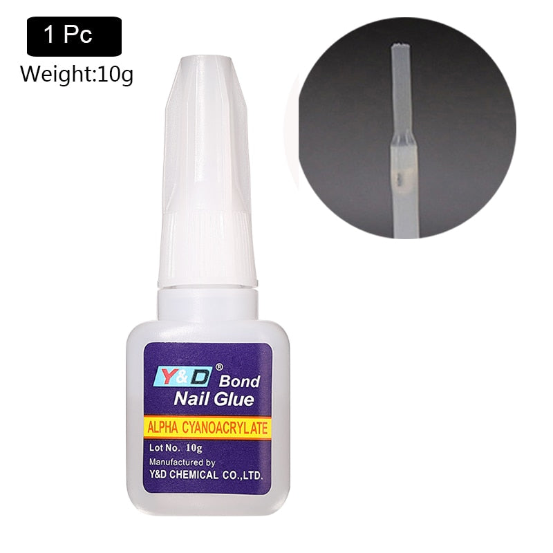 10 g Nail Glue for acrylic nails | Professional | Self Adhesive Fast Drying Press on nails