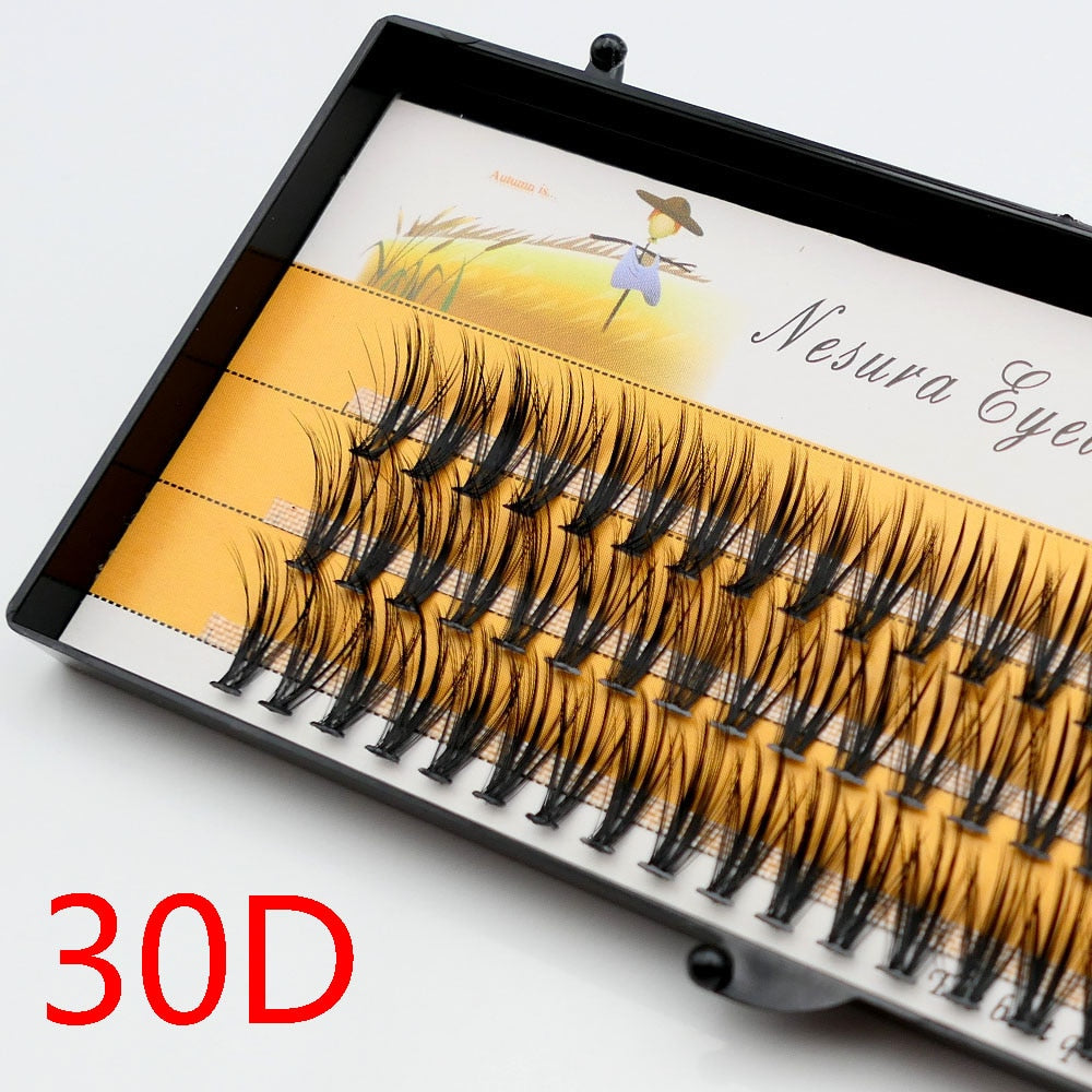 1box/60 bundles eyelashes easy to craft fake eyelashes for instantly enhancing look