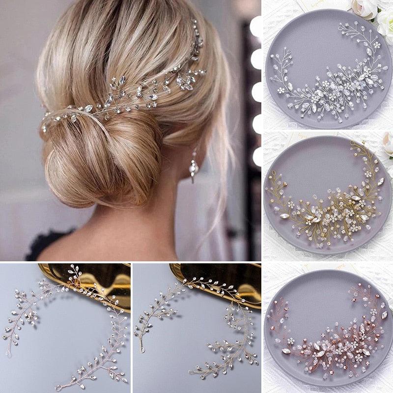 Crystal Hair Combs Headbands Accessories