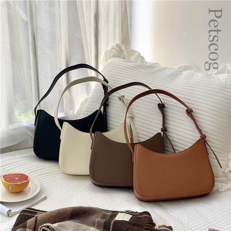 Bags Leather Zipper Underarm Bag Ladies