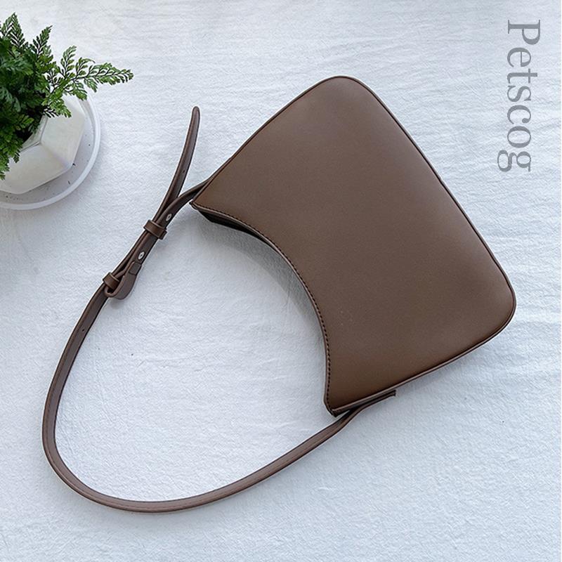 Bags Leather Zipper Underarm Bag Ladies