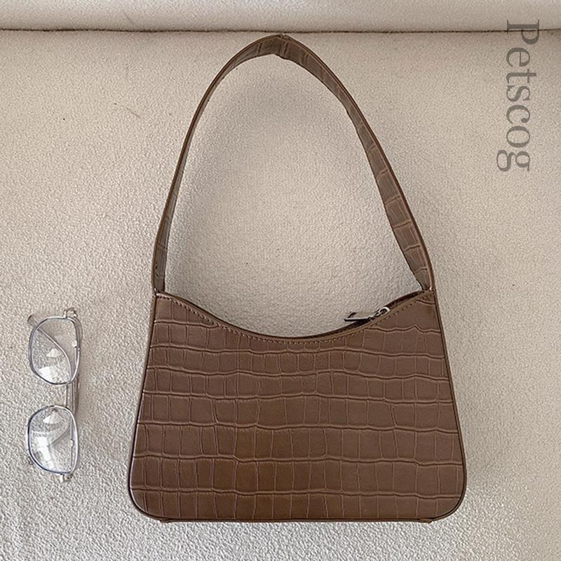 Bags Leather Zipper Underarm Bag Ladies