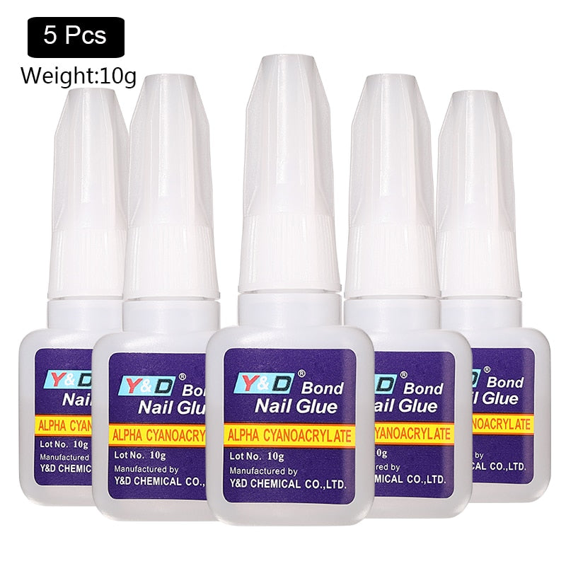 10 g Nail Glue for acrylic nails | Professional | Self Adhesive Fast Drying Press on nails