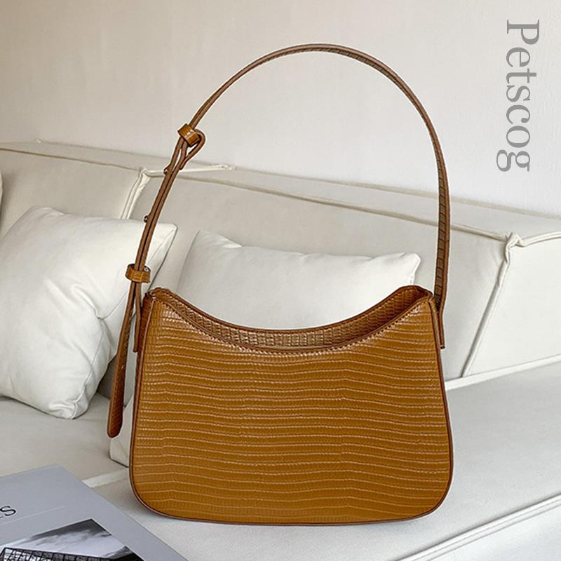Bags Leather Zipper Underarm Bag Ladies